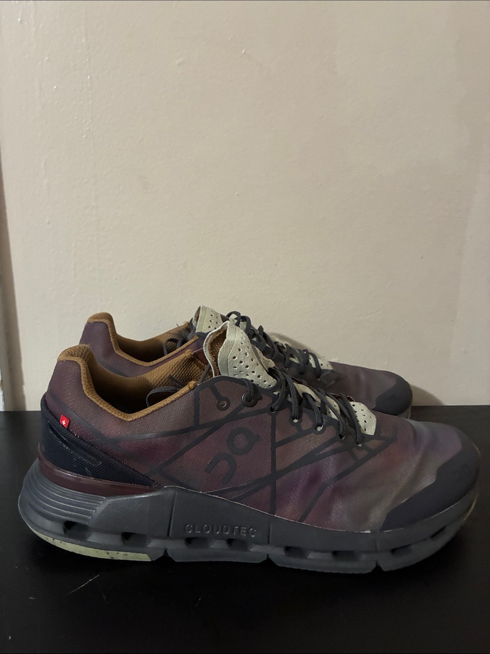 Bodega x On Cloudnova Z5 'Fermented Burgundy Mens size 10.5